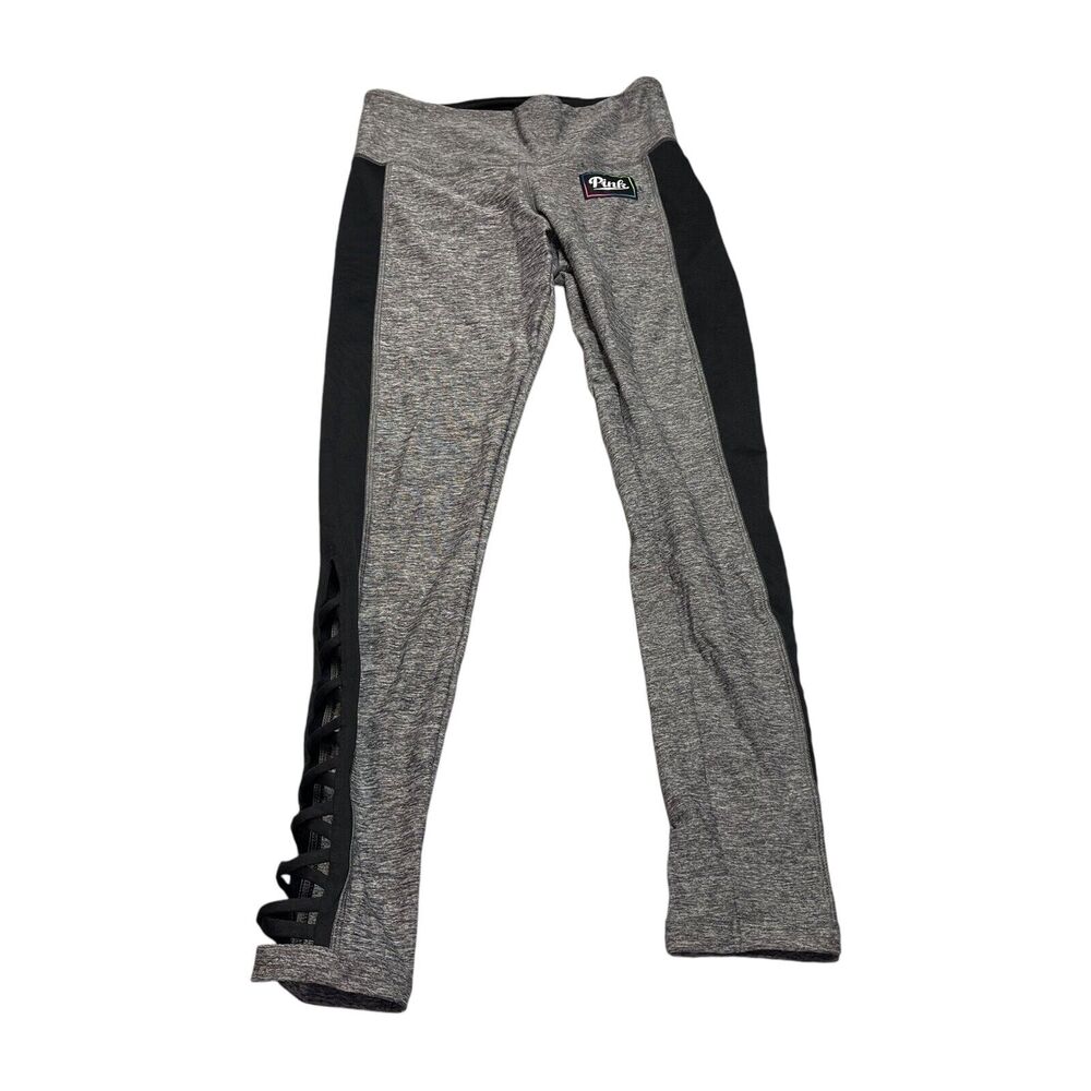 Pink Victoria's Secret Ultimate Leggings Women's Small Gray Black Stretch - Picture 1 of 6